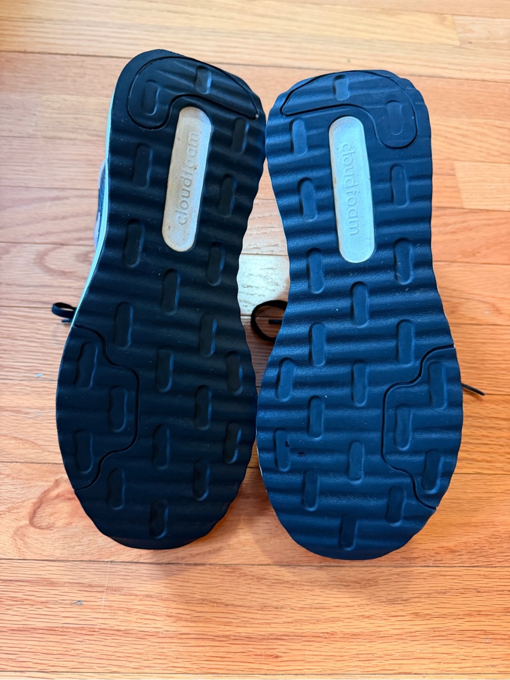 adidas Women Black and Light Pink Athletic Sneakers - Picture 4 of 4